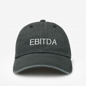 Czapka z daszkiem EBITDA prezent dla m�odego przedsi�biorcy czapka z nadrukiem czapka z haftem