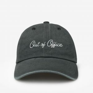 Czapka z haftem OUT OF OFFICE prezent dla kole�anki z pracy czapka z nadrukiem  prezent dla kole�anki