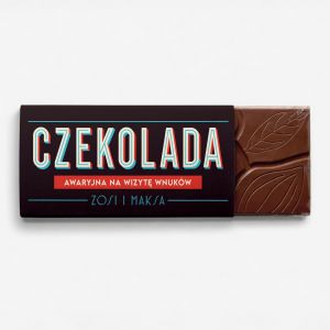 Czekolada dla babci i dziadka z dedykacj�