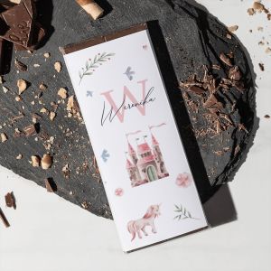 Personalizowana czekolada dla dziecka ZAMEK KSIʯNICZKI