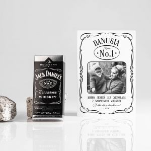 Czekolada Jack Daniel's + kartka PREZENT DLA MAMY