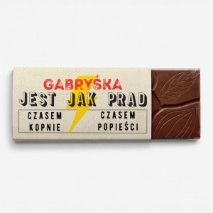 Czekolada KOBIETA JAK PR�D fajny prezent na Dzie� Kobiet czekolada na dzie� kobiet upominek na dzie� kobiet