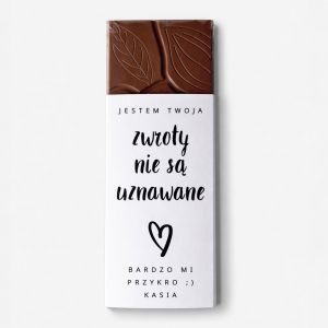 Czekolada na Walentynki dla niego NIE MA ZWROT�W