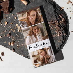 Duża personalizowana czekolada na Dzień Kobiet JEDYNA