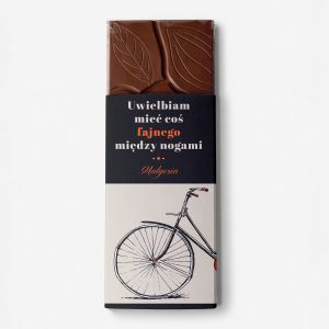 Czekolada personalizowana ROWER prezent dla rowerzystki