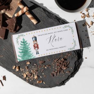 Personalizowana czekolada DZIADEK DO ORZECHÓW słodki upominek na święta