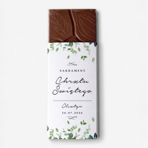 Czekolada z dedykacj� PODZI�KOWANIE DLA CHRZESTNEJ od dziecka