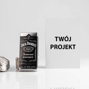 Czekolada z whisky i kartka TWJ PROJEKT zestaw na prezent