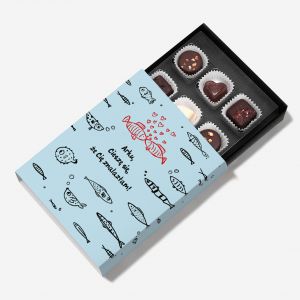 Personalizowane czekoladki PREZENT NA ROCZNIC DLA WDKARZA prezent dla wdkarza czekoladki personalizowane