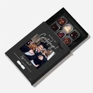 Czekoladki z belgijskiej czekolady NA ZAKOCZENIE STUDIW prezent dla inyniera