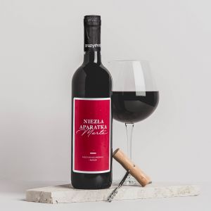 Personalizowane wino dla przyjaciki NIEZA APARATKA