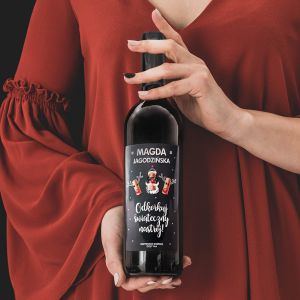 Czerwone wino na PREZENT WITECZNY wino na wita prezent dla dziewczyny na wita