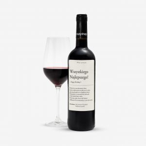 Czerwone wino na prezent urodzinowy DEFINICJA