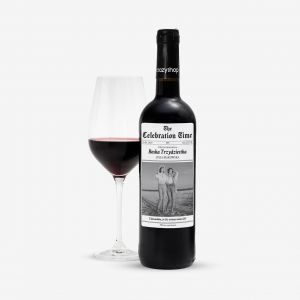 Czerwone wino na urodziny CELEBRATION