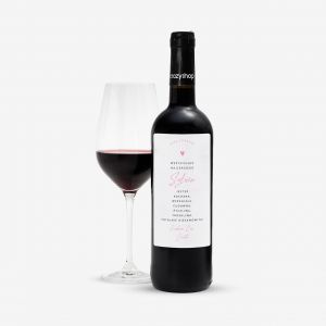 Czerwone wino PREZENT DLA SIOSTRY NA URODZINY wino czerwone prezent na urodziny dla siostry personalizowane wino