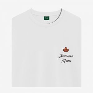 Damska koszulka z haftem PREZENT DLA JESIENIARY - XXL