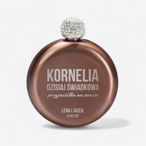 Damska piersiwka z grawerem PODZIKOWANIE DLA WIADKOWEJ