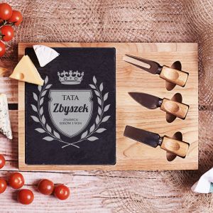 Deska na sery CIEKAWY PREZENT DLA TATY