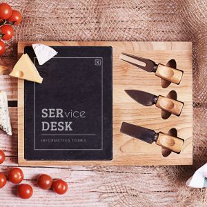 Deska do podawania serw SERVICE DESK pomys na prezent dla informatyka	