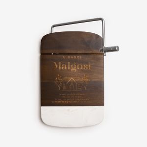 Grawerowana deska z krajalnic� do sera na DZIE� BABCI prezent dla babci prezent na Dzie� Babci