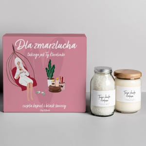 Zestaw prezentowy domowe spa PREZENT DLA ONY pink fizz