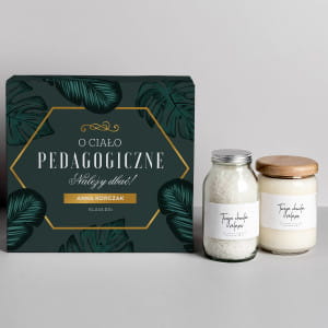 Zestaw prezentowy domowe spa PREZENT DLA WYCHOWAWCZYNI lime leaf