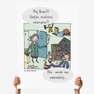 Du�a kartka dla babci i dziadka MIELI�MY W�AMANIE kartka na Dzie� Babci i Dziadka upominek dla dziadk�w