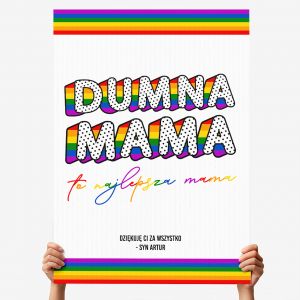 Du�a kartka dla mamy XXL DUMNA MAMA