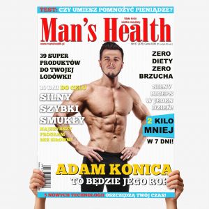 Du�a kartka dla niego MAN'S HEALTH