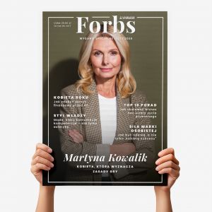 Du�a kartka dla szefowej FORBS prezent ze zdj�ciem xxl kartka personalizowana kartka ze zdj�ciem