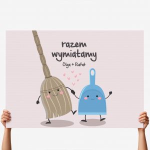 Du�a kartka na rocznic� RAZEM WYMIATAMY