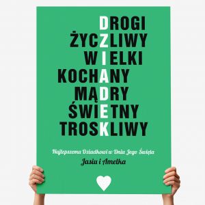 Du�a kartka personalizowana PO PROSTU DZIADEK