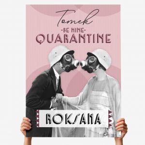 Du�a kartka walentynkowa QUARANTINE