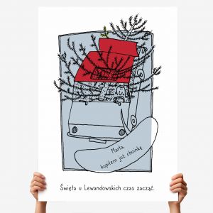 Du�a kartka z okazji �wi�t Bo�ego Narodzenia CHOINKA