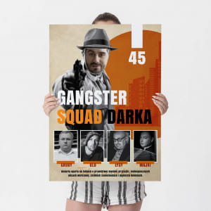 Duy plakat GANGSTERSKI prezent dla kumpla