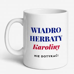 Du�y kubek na herbat� WIADRO kubek personalizowany kubek z napisem kubek na prezent kubek du�y