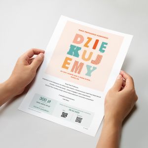 E-voucher na wybrane wydarzenie Adria Art PODZIKOWANIE DLA NAUCZYCIELA - 300 z