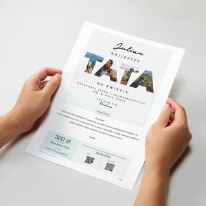 E-voucher na wydarzenie kulturalne Adria Art PREZENT DLA TATY na kwot 300 z