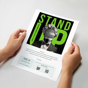 E-voucher na stand up lub inne wydarzenie kulturalne Adria Art - 500 z