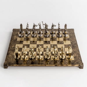 Ekskluzywne szachy na prezent SZACHY Z MOSIĄDZU