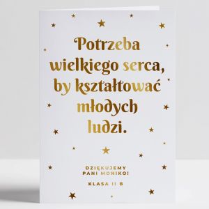 Elegancka kartka z okazji Dnia Nauczyciela kartka dla nauczyciela kartka na Dzie Nauczyciela