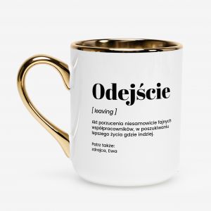 Elegancki kubek DEFINICJA prezent na odej�cie z pracy kubek na odej�cie z pracy kubek na po�egnanie z pracy
