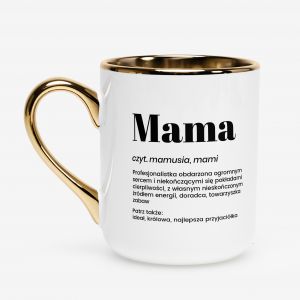 Elegancki kubek dla mamy DEFINICJA prezent dla mamy kubek na dzie� mamy