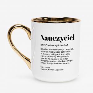 Elegancki kubek dla nauczyciela DEFINICJA kubek nauczyciela kubek definicja prezent dla nauczyciela