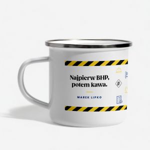 Emaliowany KUBEK BHPOWCA