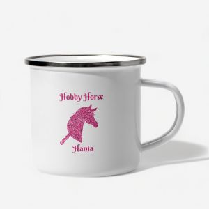 Emaliowany kubek dla dziewczynki HOBBY HORSE