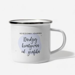 Emaliowany KUBEK DLA KSIGOWEJ