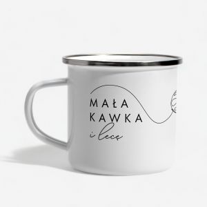 Emaliowany kubek MAA KAWKA I LEC prezent dla paralotniarza