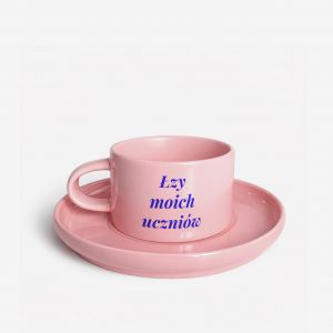 Fili�anka z talerzykiem dla nauczycielki �ZY UCZNI�W 