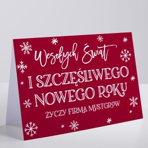 Personalizowana KARTKA WITECZNA FIRMOWA